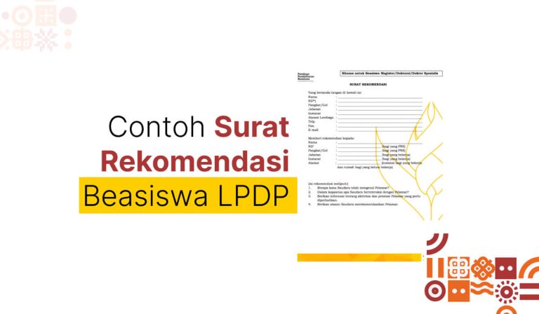 Contoh Surat Rekomendasi Beasiswa Lpdp Dan Tips Membuatnya Duniakampusid 3221