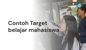 Contoh Target belajar mahasiswa