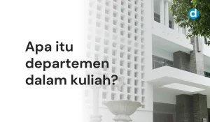 Apa itu departemen dalam kuliah