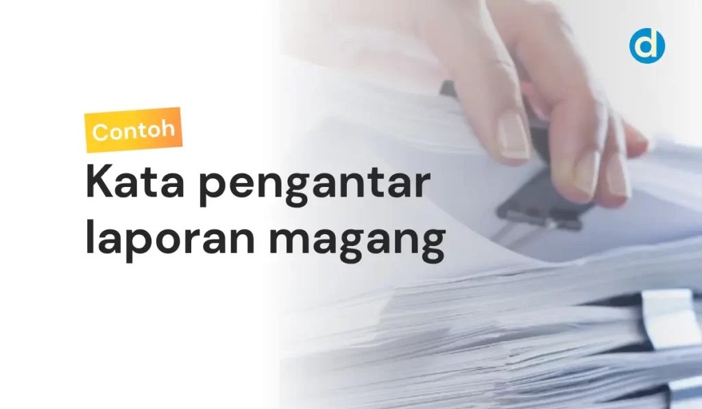 Kata pengantar laporan magang