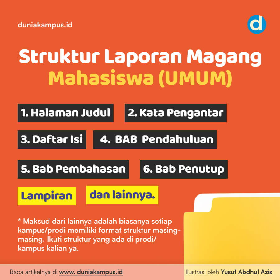 Stuktur Laporan Magang Mahasiswa