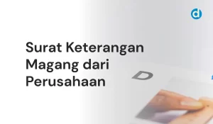 Surat Keterangan Magang dari Perusahaan