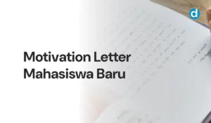 Motivation Letter Mahasiswa Baru