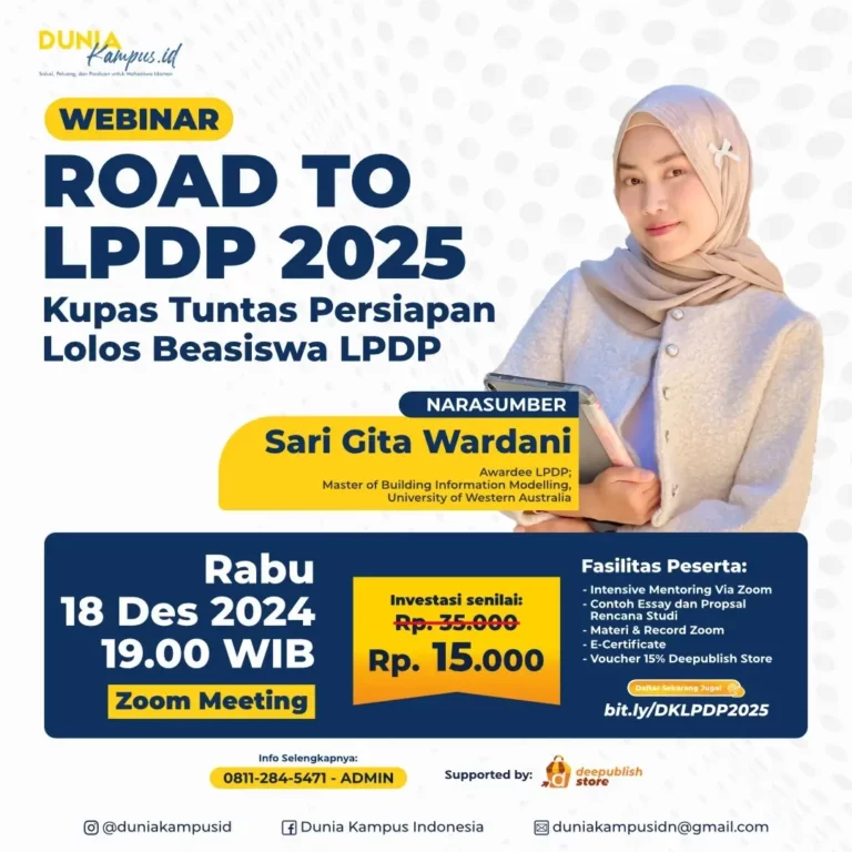 Road to LPDP 2025